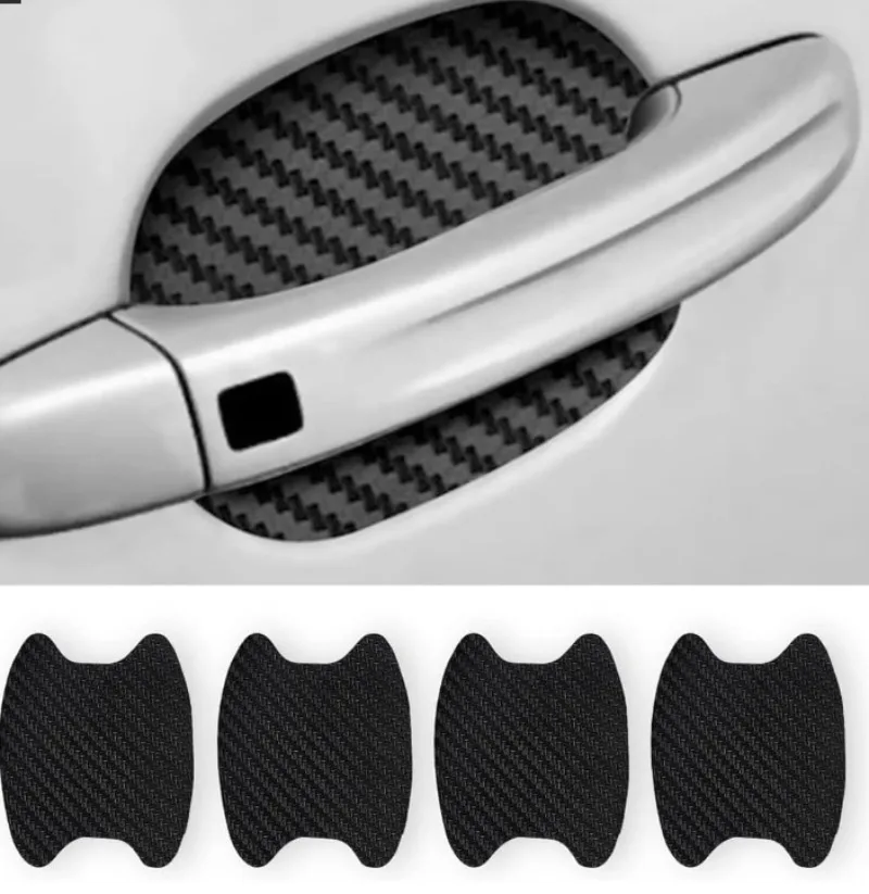 

AOHEWEI 8pcs Exterior Car Stickers, Carbon Fibre Protection Film for Car Film, Scratch-Resistant Protective Film, Universal Fit
