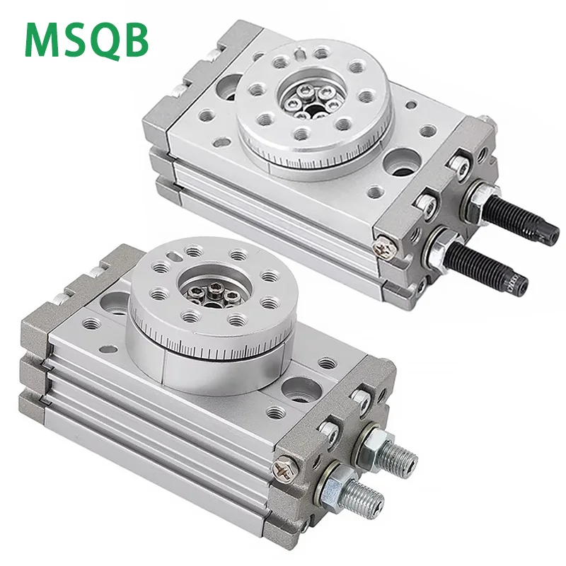 

MQSB/A 90 ° /180 ° Пневматический поворотный цилиндр Degree Swing MSQA MSQB10A/20A/30A/50A-70R100R200R с магнитом и гидравлическим буфером