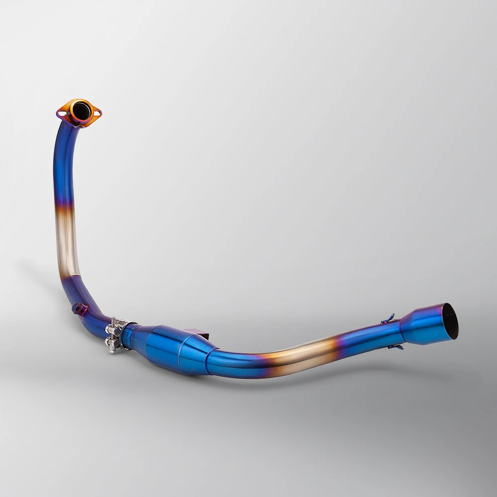 Motorcycle 51mm Front Header Link Pipe Exhaust Connector For GIXXER 155 Fit Full Modified Exhaust System