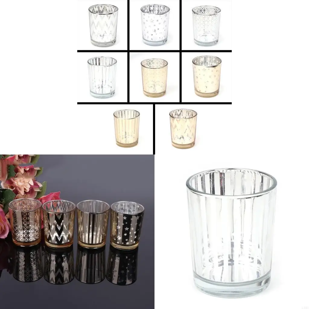 L9BE Glass Holders Tealight Votive Cup For Wedding Home Party Decor New