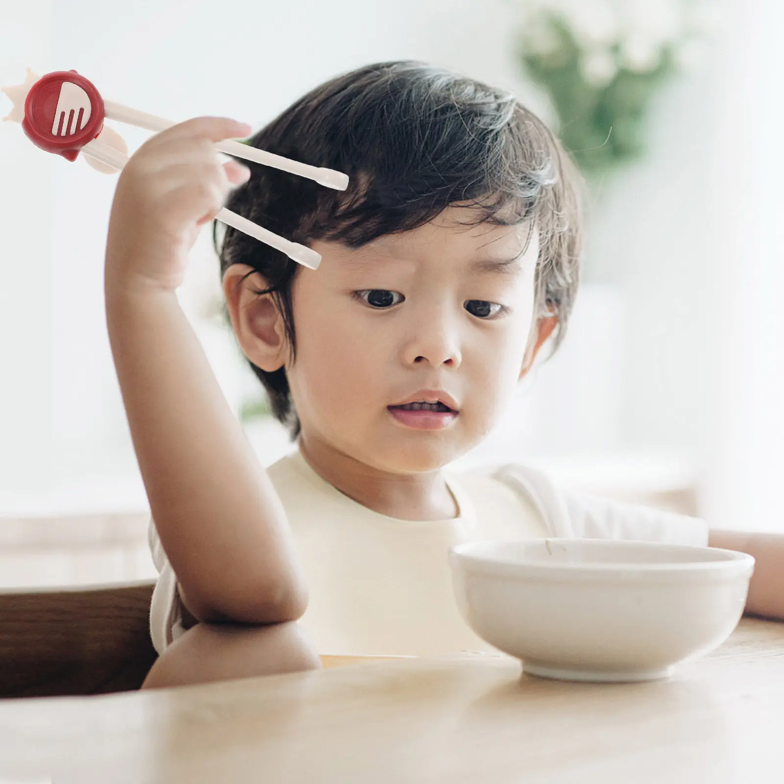 1Pair Kids Chopsticks Training Ergonomic Design Easy to Use Toddler Chopsticks Reusable Lunch Accessories for Children