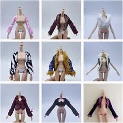 the clothes fur tops coat for 30cm doll fashion cool doll school doll