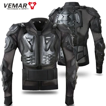 VEMAR Motorcycle Armor Protectors Jacket Body Support Brace ATV MTB Motocross Protective Gear Guard Rider Chest Back Protection 1