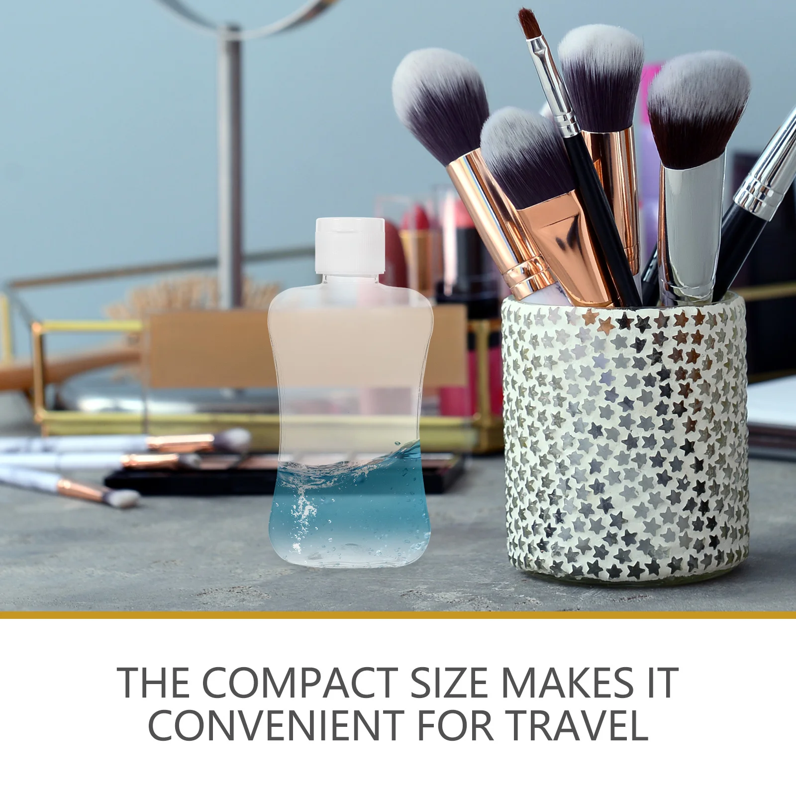 

10Pcs Flip Top Bottle 200Ml Leak Proof Transparent Container for Travel Toiletries Shampoo Conditioner Refillable Dispenser