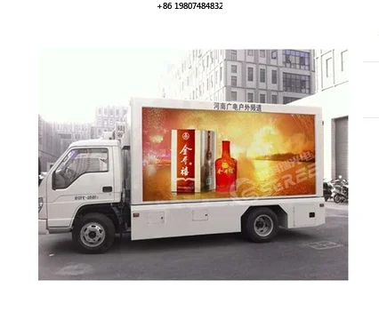 

Shenzhen Full Color Outdoor Mobile Truck LED Display P4 P5 P6 P8 P10, IP65 Waterproof Vehicle Advertising Screen for Road Show