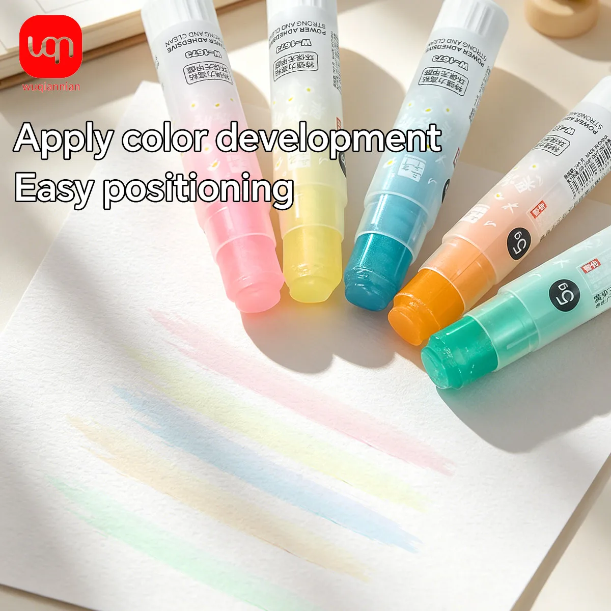 

WQN-3/6/12PCS Jelly Solid Glue Sticks, High Viscosity,Environmentally Friendly,Formaldehyde-Free,Craft,Office,School Stationer
