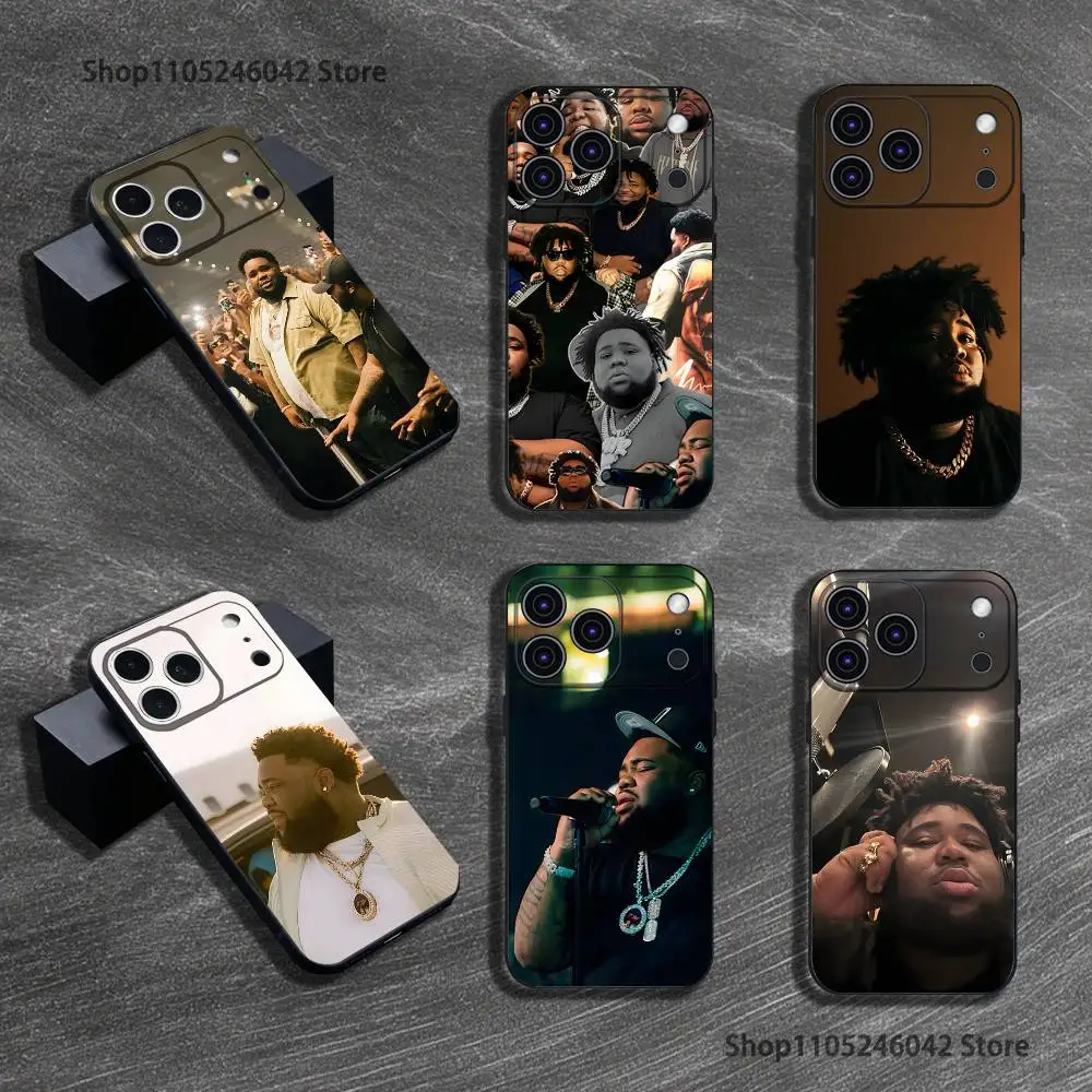 

RAP R-Rod wave Wear-resistant Phone Case For iPhone 17,16,15,14,13,12,11,Pro,XS,Max,XR,Plus,E,SE4,Mini Black Soft Cover