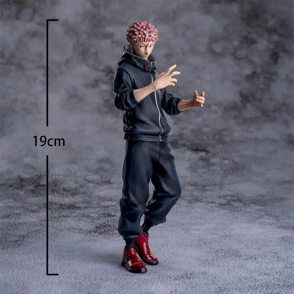 Anime JJK Itadori Yuji Action Figure Statue Model Collectible Toy Desktop Ornament Car Decorations Fans Birthday Gift 19cm - view 2
