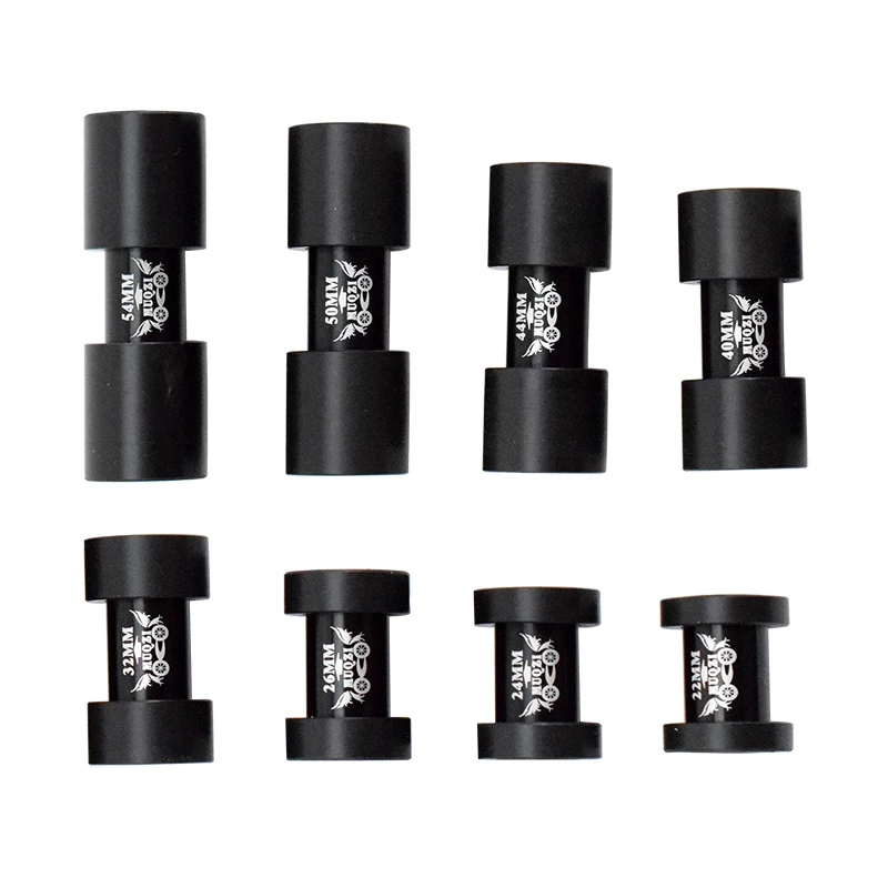 12x8mm Aluminum Alloy Bike Rear Shock Absorber Bushing Sleeve Shim 22/24/26/32/40/44/50/54mm MTB Mountain Bicycle Accessories