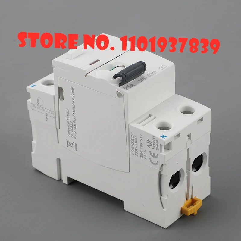 Acti9 iID RCCB 2P 25A 40A 63A Residual Current Circuit Creaker 30mA Type AC