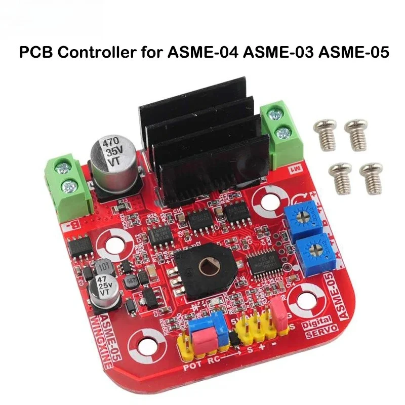 

Плата контроллера печатной платы для ASME-05 ASME-04 ASME-03 серии Robot Servo Мощный сервоконтроллер с высоким крутящим моментом 12 В ~ 24 В 380 кг.см