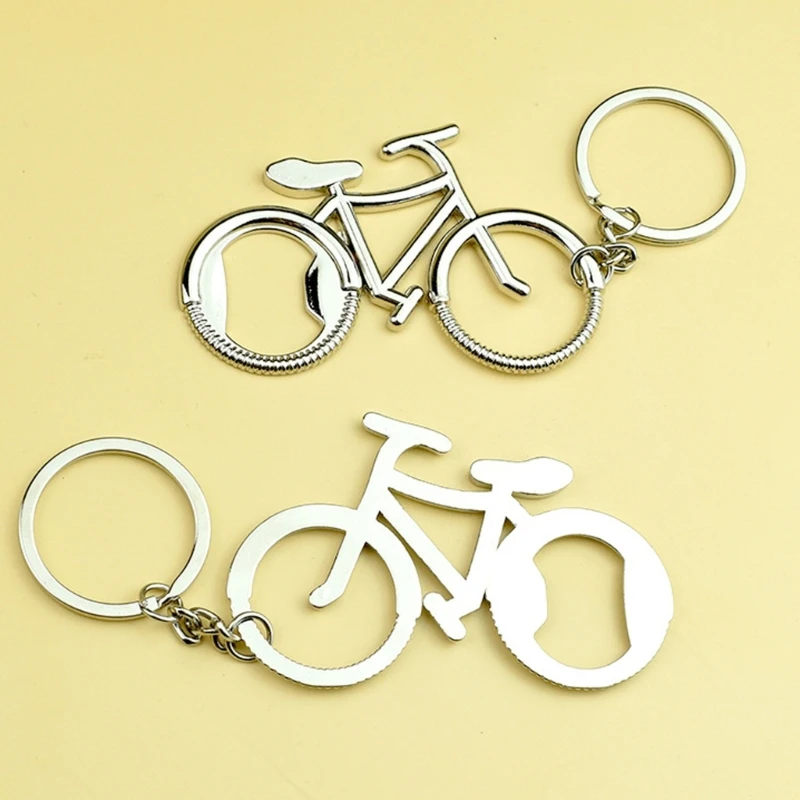 Bike Inspired Keychain Multipurpose Alloy Construction Outdoor Carry Ornament E0BF