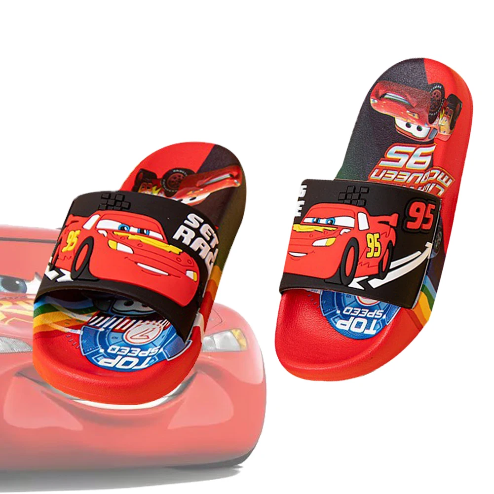 Nuovi sandali estivi per bambini auto per bambini Cartoon Toddler Boys scarpe con suola morbida pantofole antiscivolo indossabili in tutte le