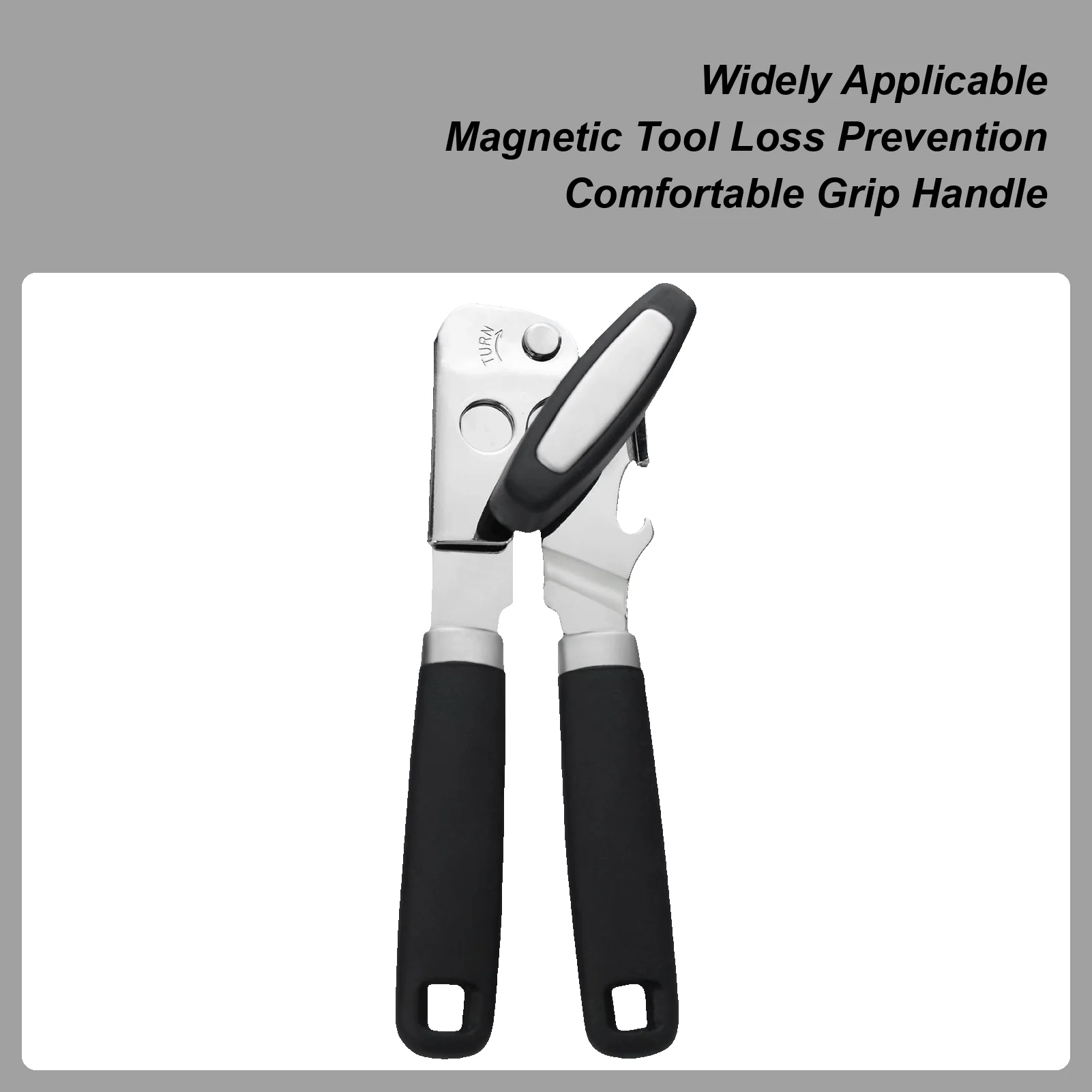 

Can Openers Heavy Duty Can Openers For Seniors Magnetic Grippers Tools With Non-Slip Handle Lid Remover For Kitchen Canning