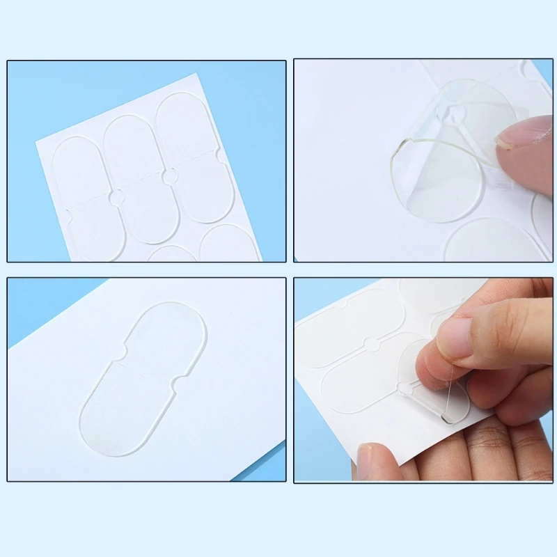 10Pcs Elf Ear Stickers Transparent Ear Tapes Corrector Ear Support Patches