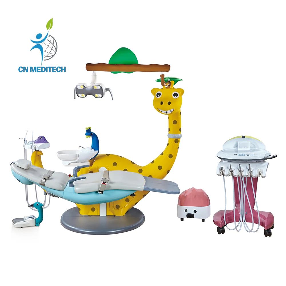 Dental Clinic Lovely Cute Giraffe Type Children Kids Use Dental Unit Chair