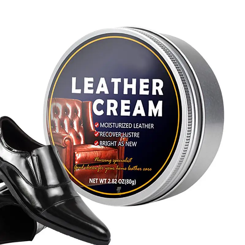 Natural Leather Cream 80g Oil For Leather Boots All-Natural Cream Waterproof Soften And Restore Care Cream Will Not Darken