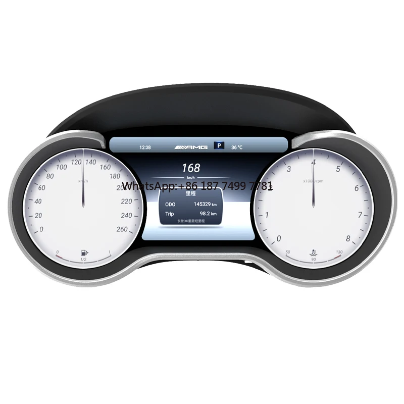 

Speedometer Screen Multimedia Player LCD Dashboard for . . GL 2005-2010 Digital Cluster Virtual Instrument Display