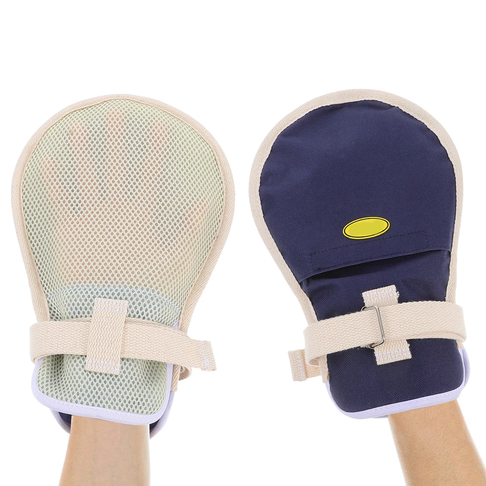 

Breathable Wrist Fixation Glove for Patient Elder Adult Unconscious Cognitive Disorder Safety Restraint Glove Mesh
