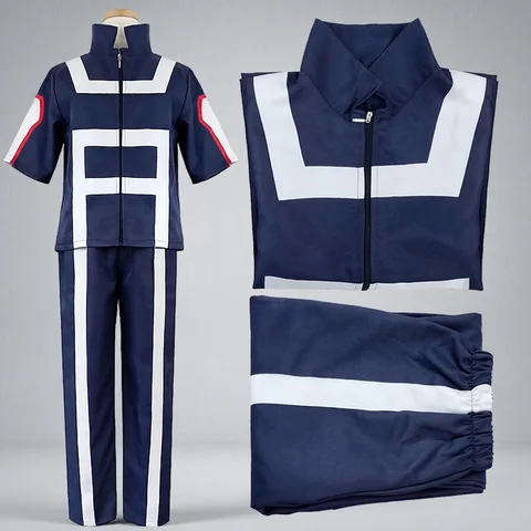 My Hero Academia Boku No Hero Academia Cosplay Gym Sport Costume Suit Uniform
