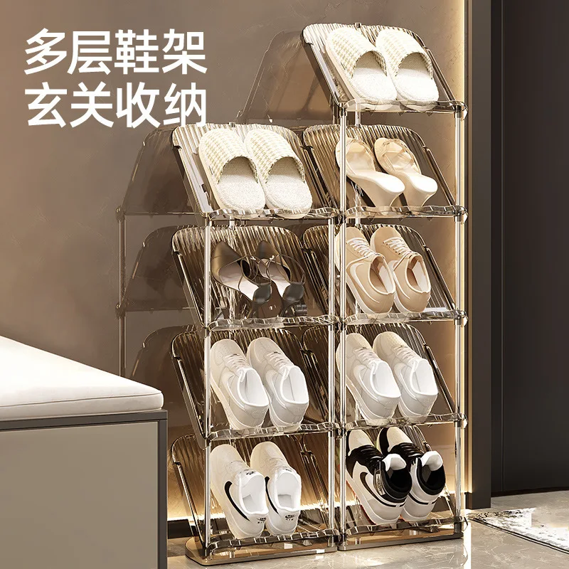 

HYS new simple shoe rack home door rental room multi-storey small dormitory small narrow shoe cabinet
