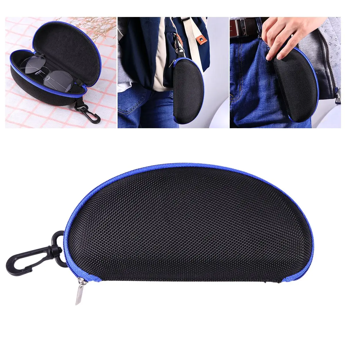 

Oval glasses case Sunglasses box Eyeglasses box Canvas glasses case Glasses storage box
