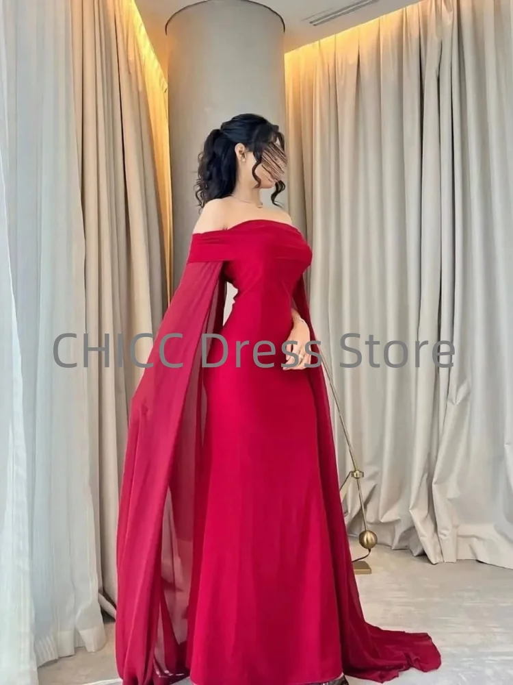 فساتين سهرة عصرية بدون حمالات بدون أكمام حورية البحر سويب تراين أحمر لحفلات الزفاف للضيوف فساتين حفلة موسيقية مخصصة فساتين Sheer