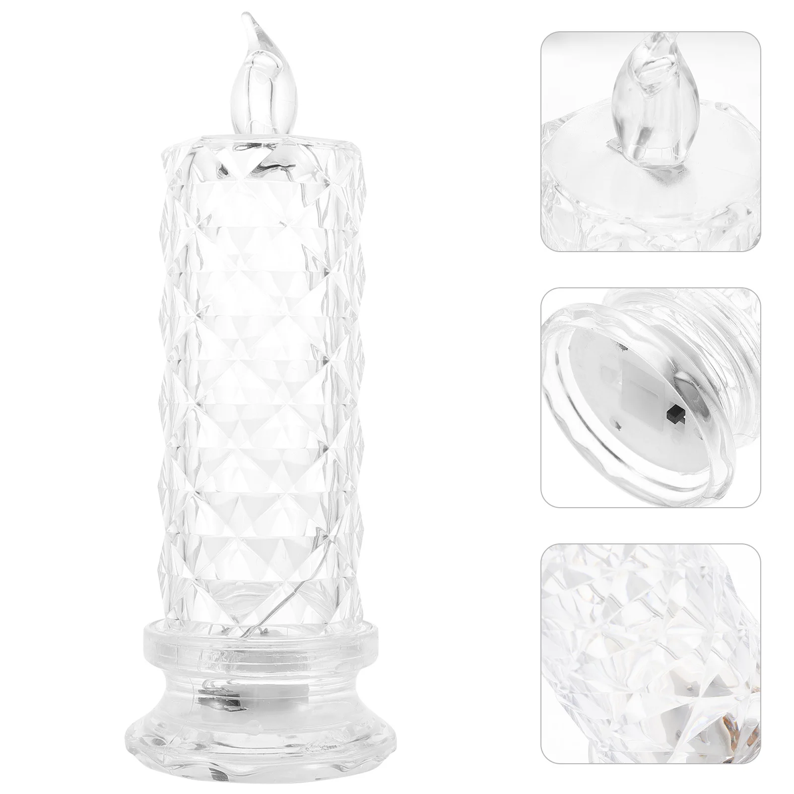 Realistisches flammenloses Rosen-Design, Brechung, LED-Licht, sicher, sauber, für Zuhause, Party, Dekoration, Geschenk, künstliche LED-Lampe