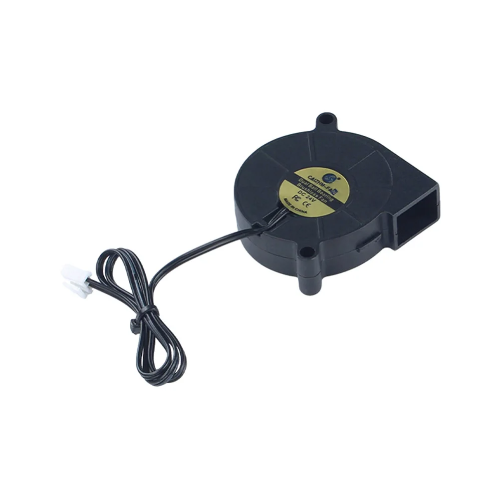 1 PCS 3D เครื่องพิมพ์พัดลมระบายความร้อน, สําหรับ Creality K2 Plus 5015 Dual Ball Bearing Brushless 24V เมนบอร์ดพัดลมระบายความร้อนสําหรับ K2 PLUS พัดลม
