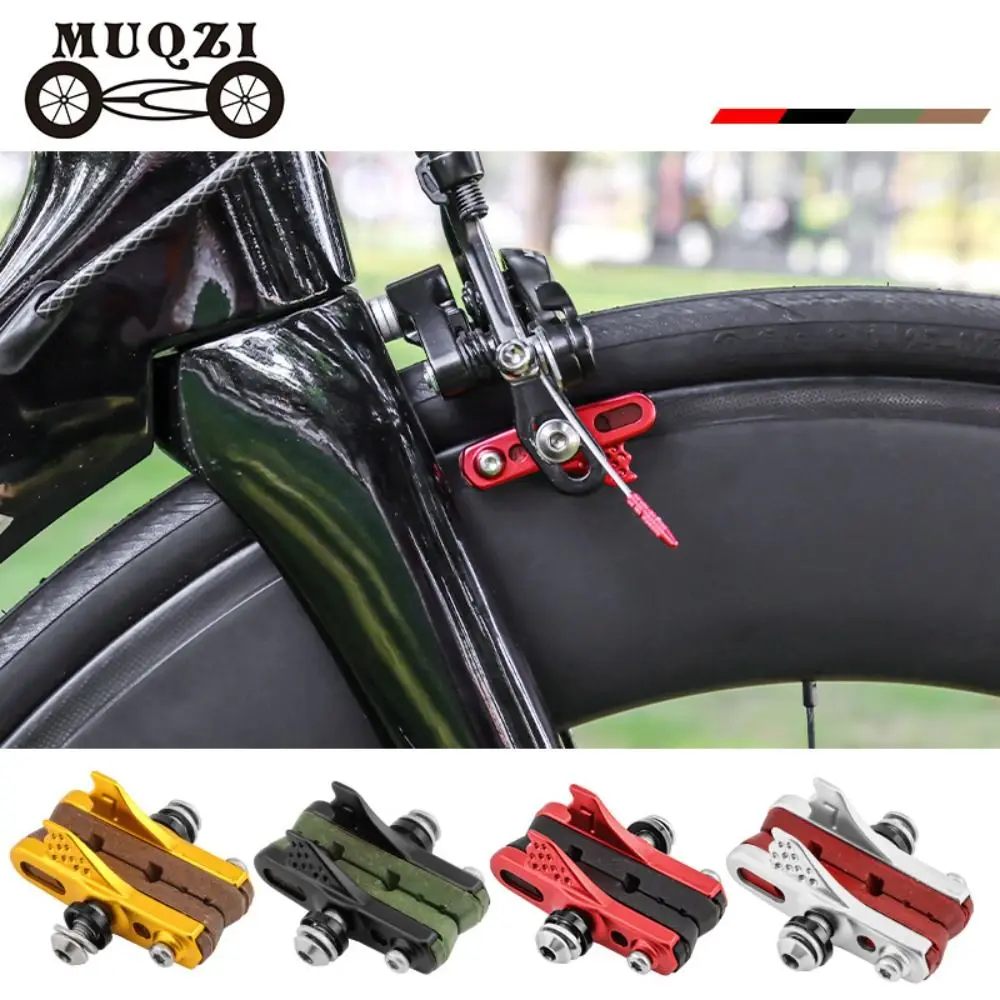 

Aluminium Alloy+ Rubber Bike Wheel Rim C-Brake Pads Bicycle Parts Lightweight Bicycle Brake Caliper 10 Color