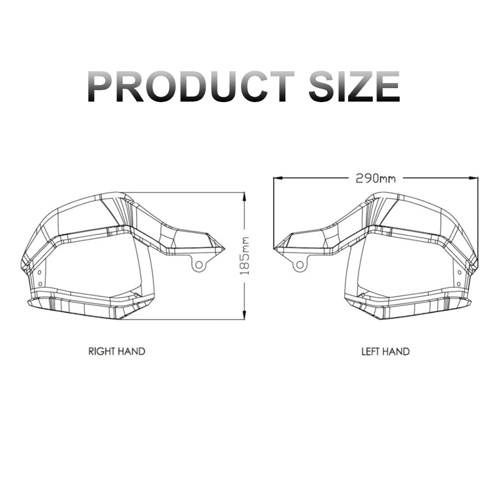 Protège-mains moto pour Honda, CRF1000L Africa Twin, 2016, 2017, 2018, 2019, protège-mains, pare-brise, CRF 1000 L