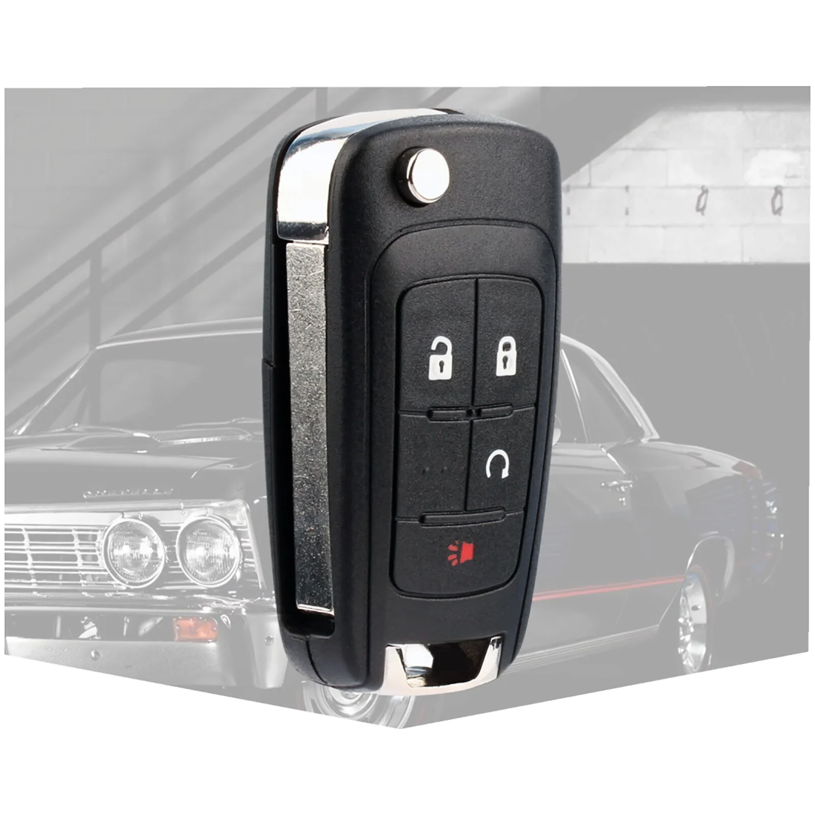 

Комплект из 2 брелоков-ключей с 4 кнопками для GMC Terrain, Buick Encore, Chevy Equinox, Impala, Sonic 2010-2021, 315 МГц, FCC ID OHT01060512