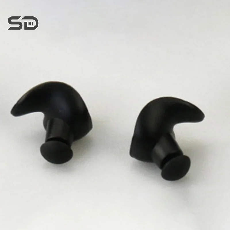 New 1Pair Durable Earplugs Classic Delicate Texture Waterproof Soft Earplugs Silicone Portable Ear Plugs Swimming Accessories