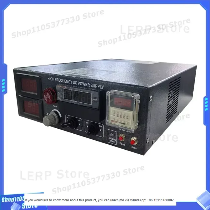 230V Single Phase 12V 50A Electroplating Rectifier With Ampere-Hour Meter and Timer Relay