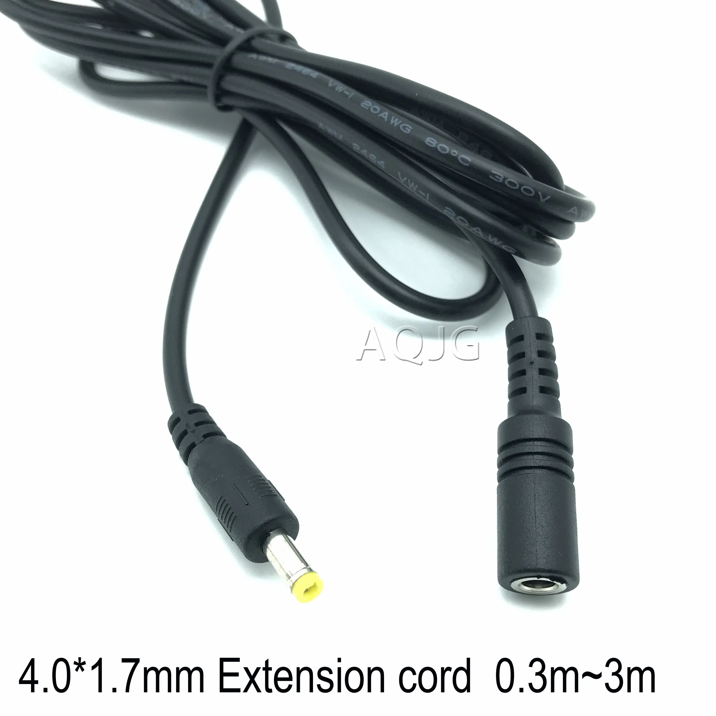 Fuente de alimentación de 1 piezas, adaptador de Cable de extensión de 2M, M 4,0, DC 1,7mm x 4,0mm hembra a 1,7mm x 1,5mm, macho