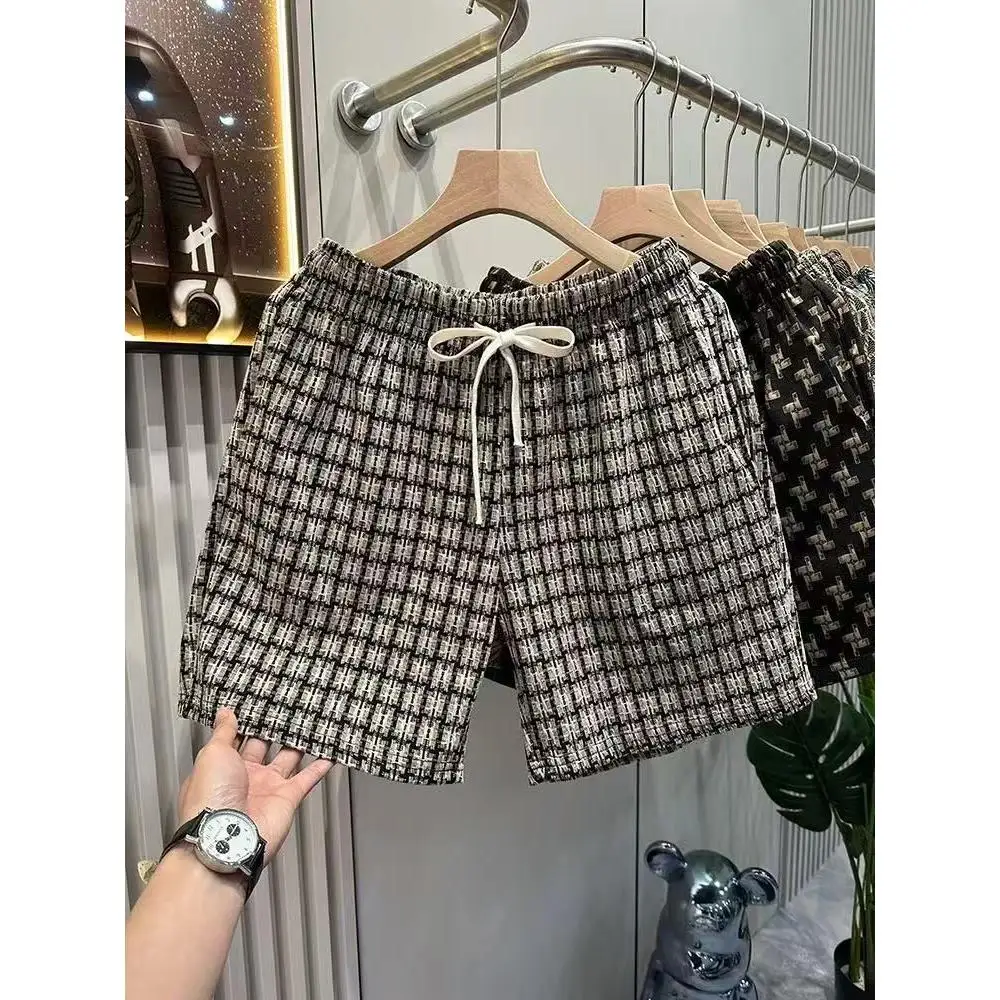 

Мужские джинсовые шорты Slim Fit в корейском стиле, длиной до колена, модные, молодежные, пляжные, повседневные, прямого кроя, с антимикробной пропиткой