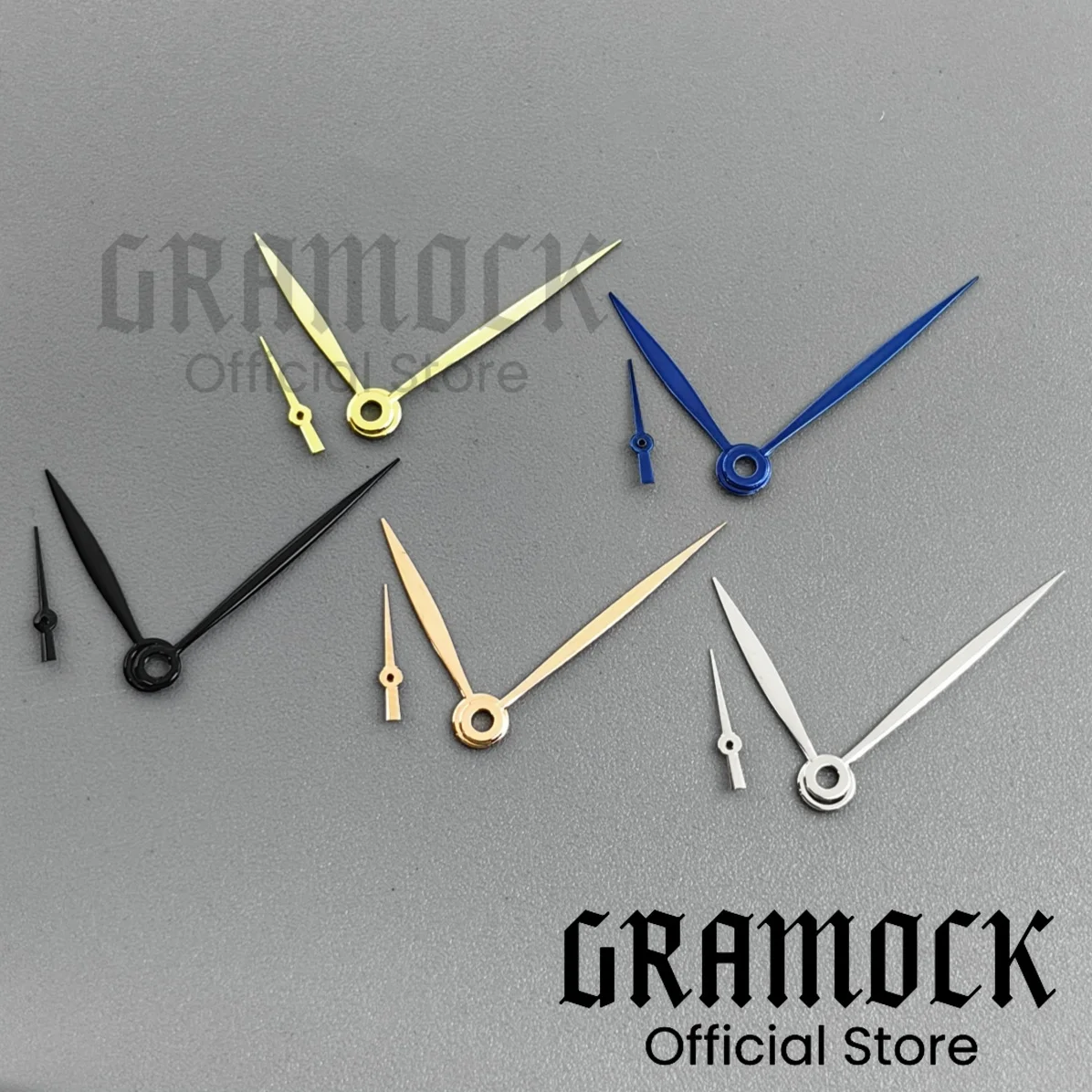 Gramock Sterile Watch Hands Fit ETA 6497 6498 ST3600 3620  Movement Silver Gold Blue Black Rose Gold Mod Replacement Watch Parts