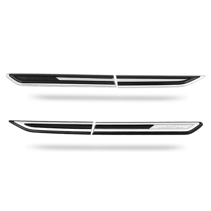 Car Chrome Car Side Fender Decoration Sticker Fender Trim Accessories for Magotan Passat B8