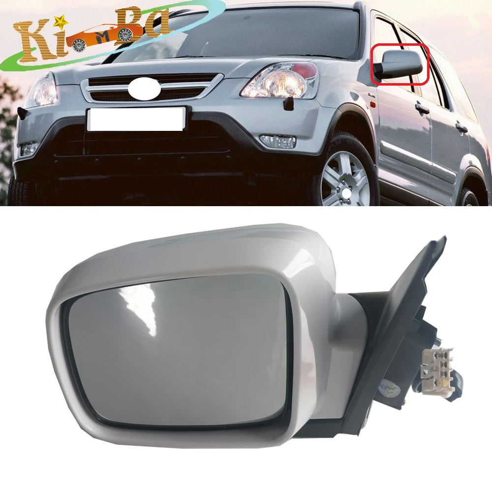 

KIMBA 3/5pins Side Rearview Mirror Assy Assembly For HONDA CRV 2002 2003 2004 2005 2006 RD5 RD7 Electirc Folding