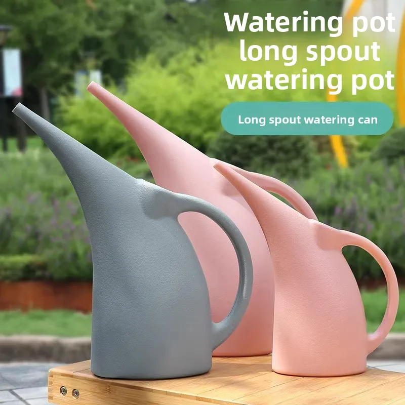 Plastic watering long nozzle watering kettle for growing flowers Household large-capacity watering kettle