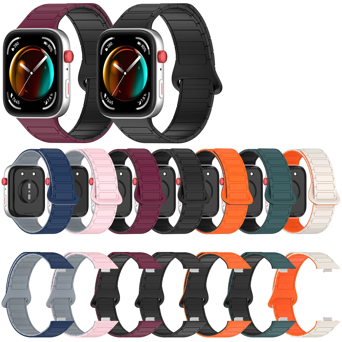 Magnetic Band for Huawei watch fit 3 strap correa accessories replacement belt wristband silicone bracelet Huawei fit 3 correas image 6