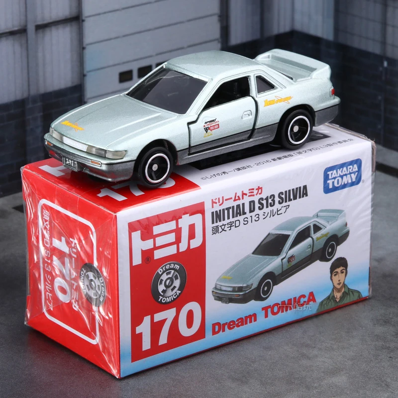 TOMY INITIAL D Nissan S13 SILVIA Alloy Car Diecasts & Toy Vehicles Car Model Miniature Scale Model Car For Children Out of Print