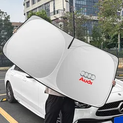 Sun Shade Visor UV Car Windshield Protection Shield For Audi A1 A2 A3 A4 A5 A6 A7 A8 Q1 Q2 Q3 Q4 Q5 Q6 Q7 Q8 TT RS4 RS3 S5 B8 C6