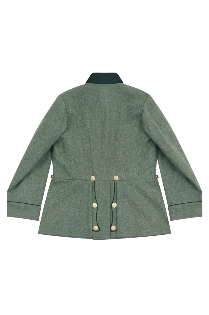 سترة تونيك Dutch M1912 EM Jager Field من الصوف الرمادي #3