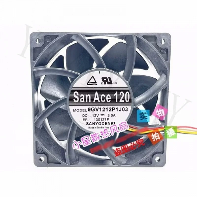 

SANYO 12CM 9GV1212P1J03 12V 3.0A violent chassis DC cooling fan