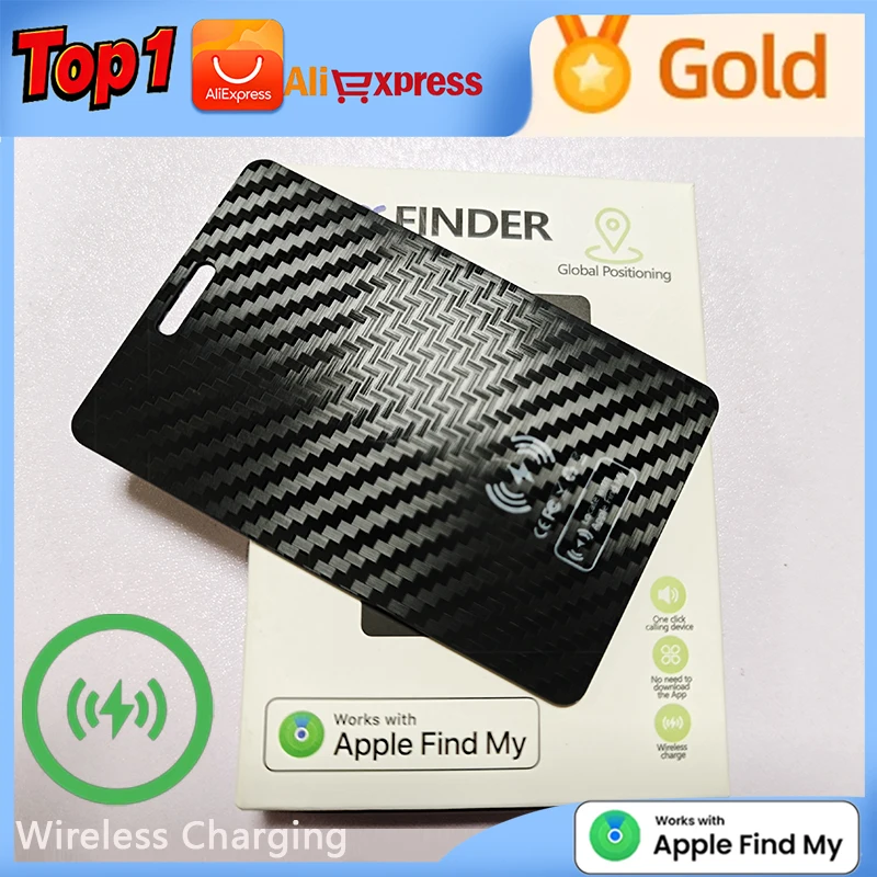 

Timethinker Беспроводное зарядное устройство, зарядка, отслеживание карт, кошелек, GPS-локатор, смарт-тег, работает с Apple Find My App, замена airtag