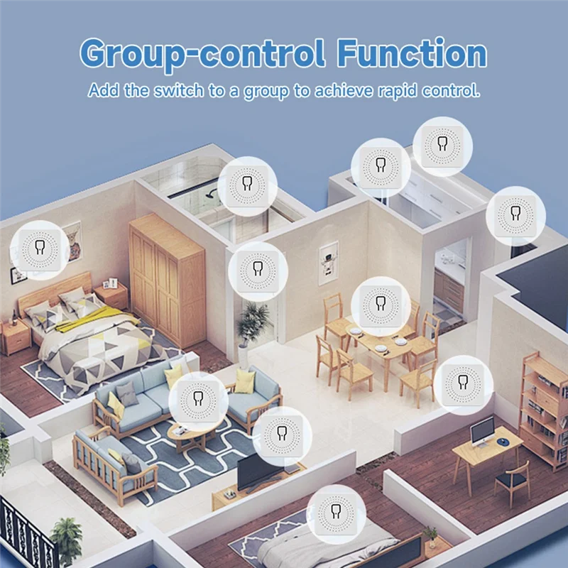 BTLIFE-Tuya Wifi Smart Switch Module 16A With Power Monitor Support 2Way Control Smart Home DIY Breaker For Alexa Google Alice