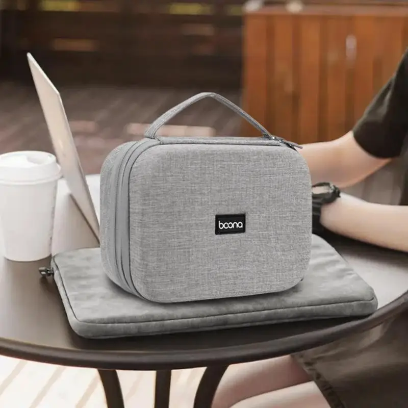 Digital Cable Storage Bag Zipper USB Data Wires Bag Organizer Electronics Accessories Case For Cord Charger Earphone Gadget