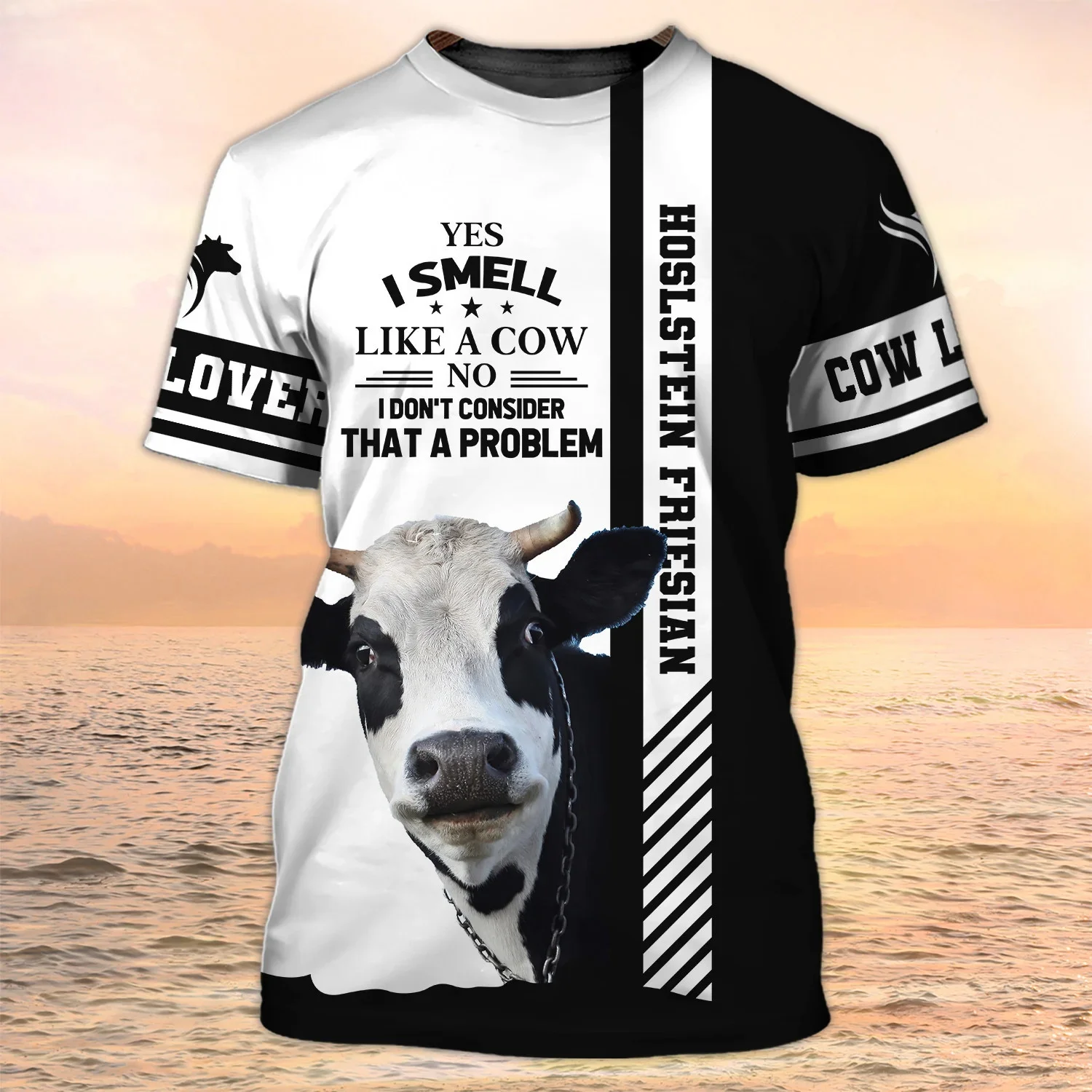PLstar Cosmos Newest Summer Men‘s Fashion T-shirt Personalized Name Animal Cow 3D Printed t shirt Unisex Casual Tshirt DW122