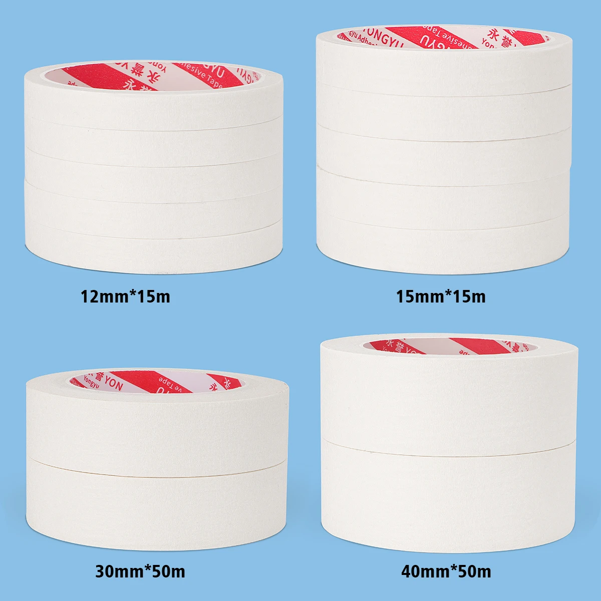 Masking tape, artist tape, used for painting edging, labeling, hand peelable, car spray painting decoration masking tape